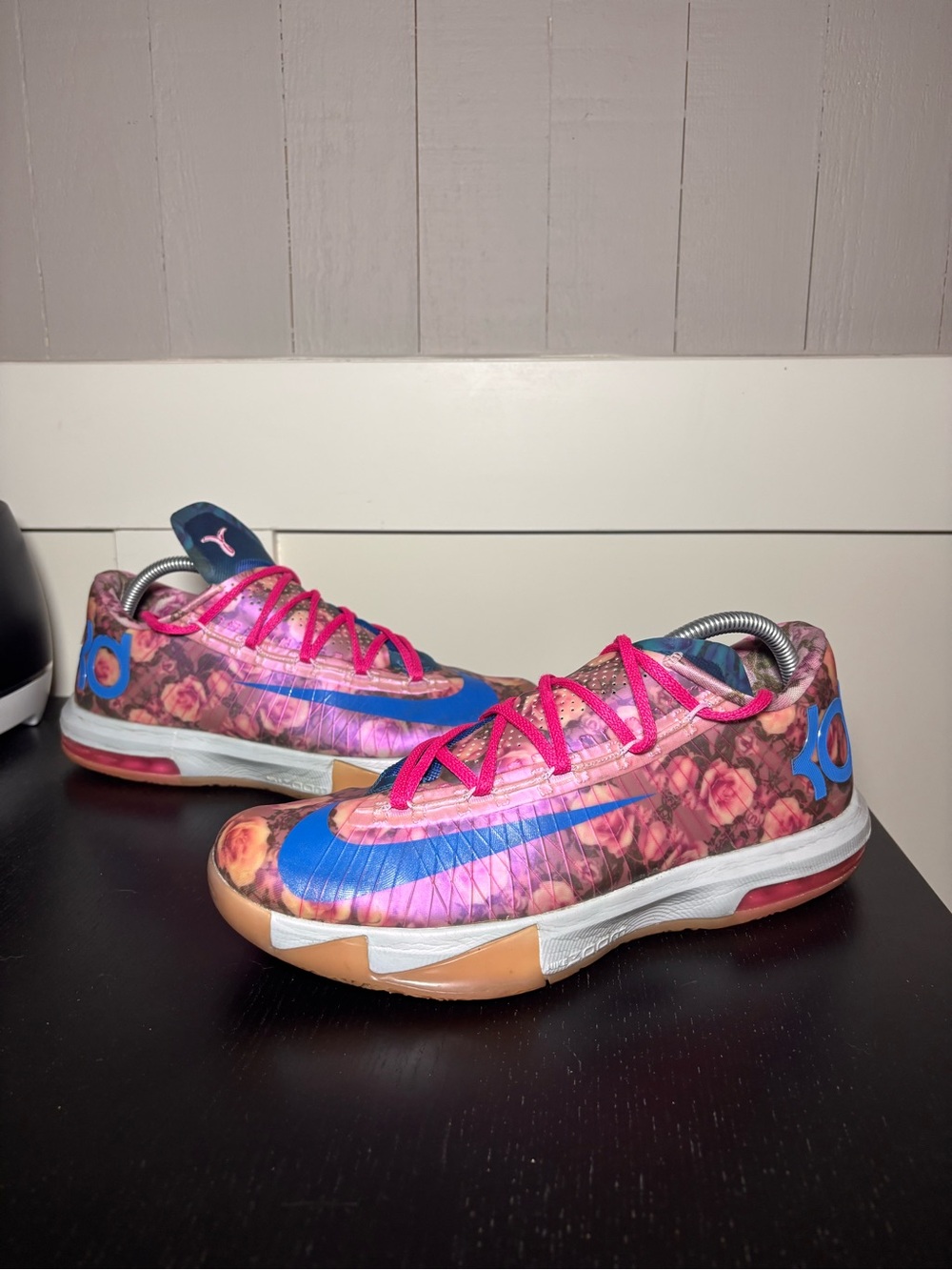 Nike KD 6 VI Supreme Aunt Pearl Pink Floral Sneaker